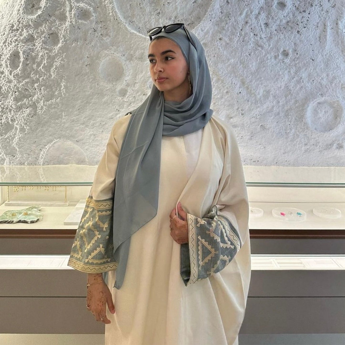 Fashion Embroidered DUBAI Turkish Elegant Cardigan Robe