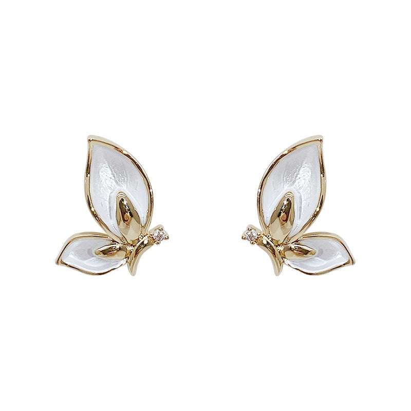 Temperament Light Luxury Niche Design Earrings Net Red Earrings