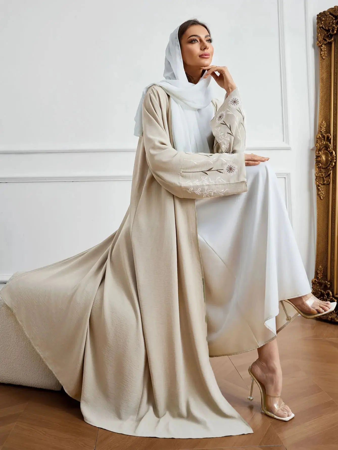 Islamic Women's Apricot Abaya
