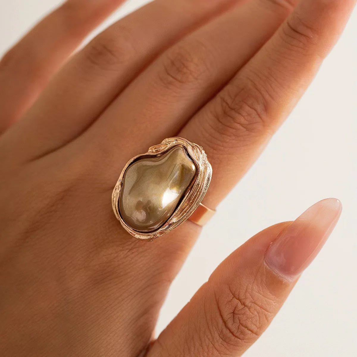 French Pearl Ring