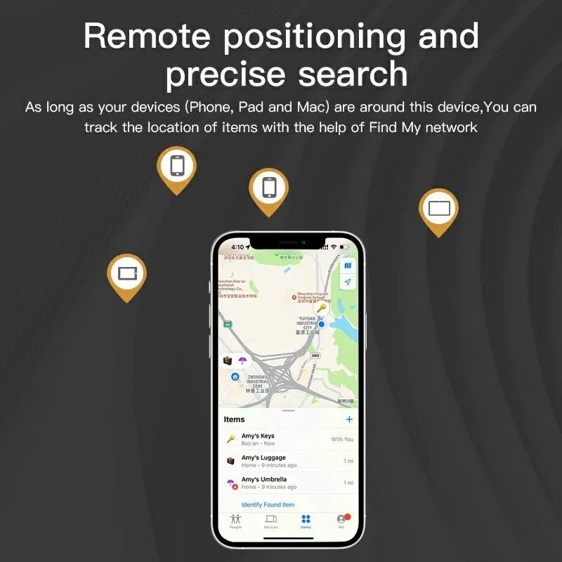 Smart Bluetooth GPS Tracker – Apple Find My Compatible