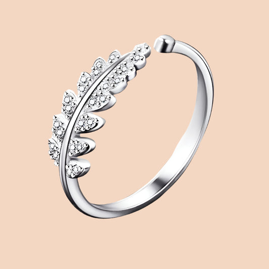 Feather Leaf Ring