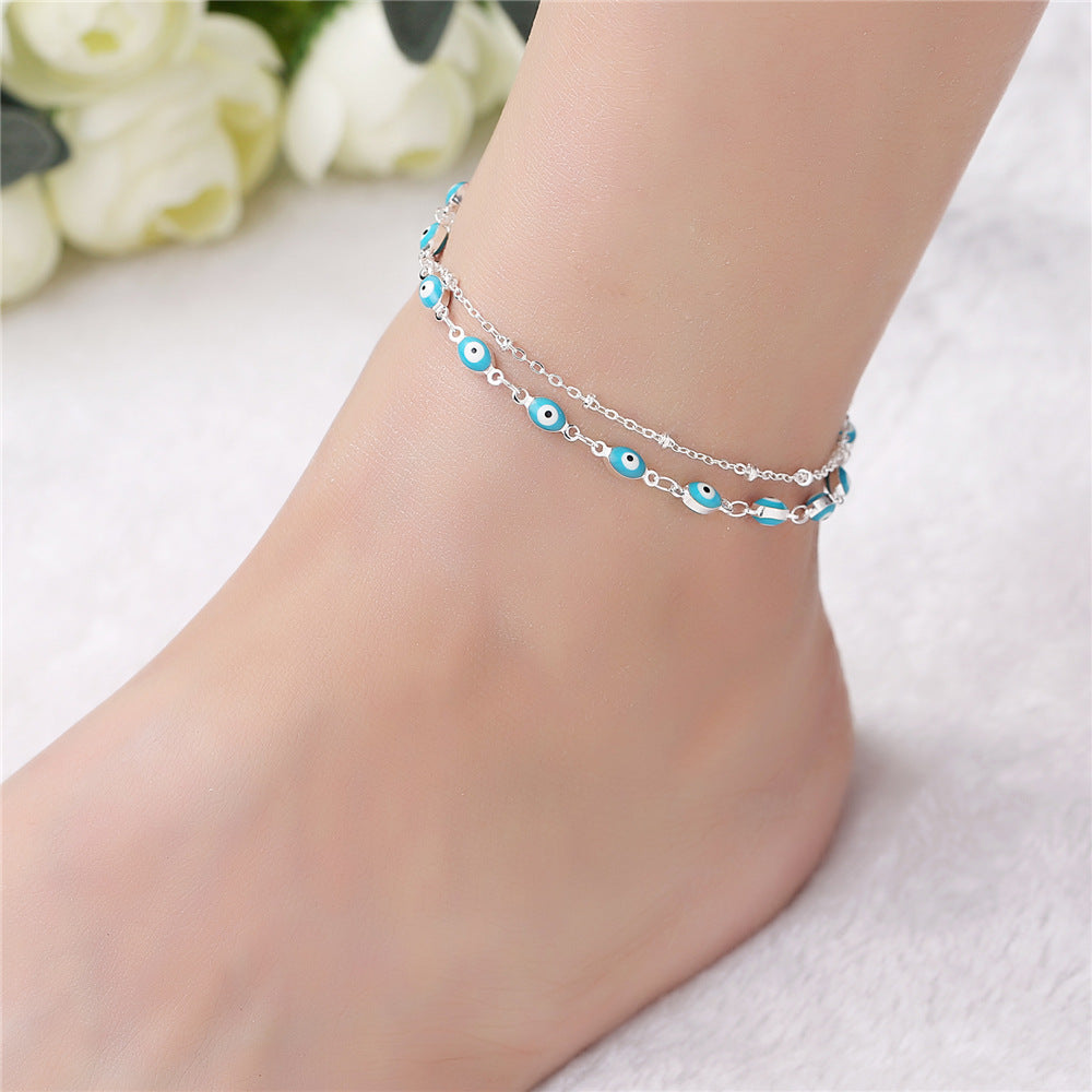 Beach Eye Chain Anklet