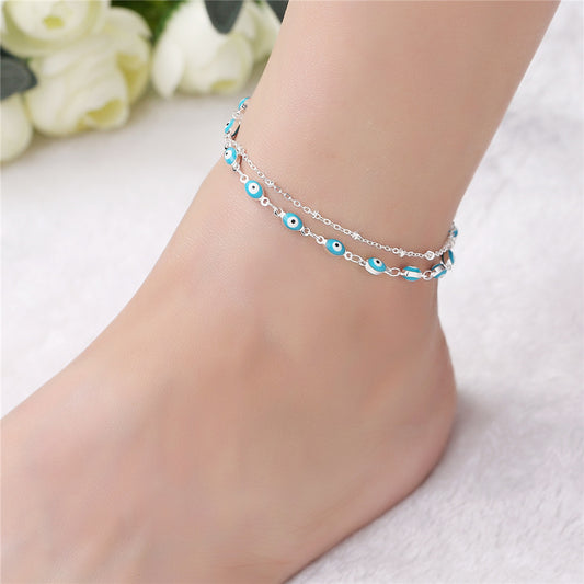 Beach Eye Chain Anklet