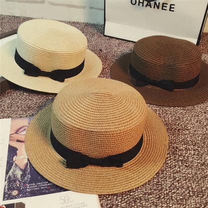 Summer Sun-proof Vacation Bowknot Top Hat