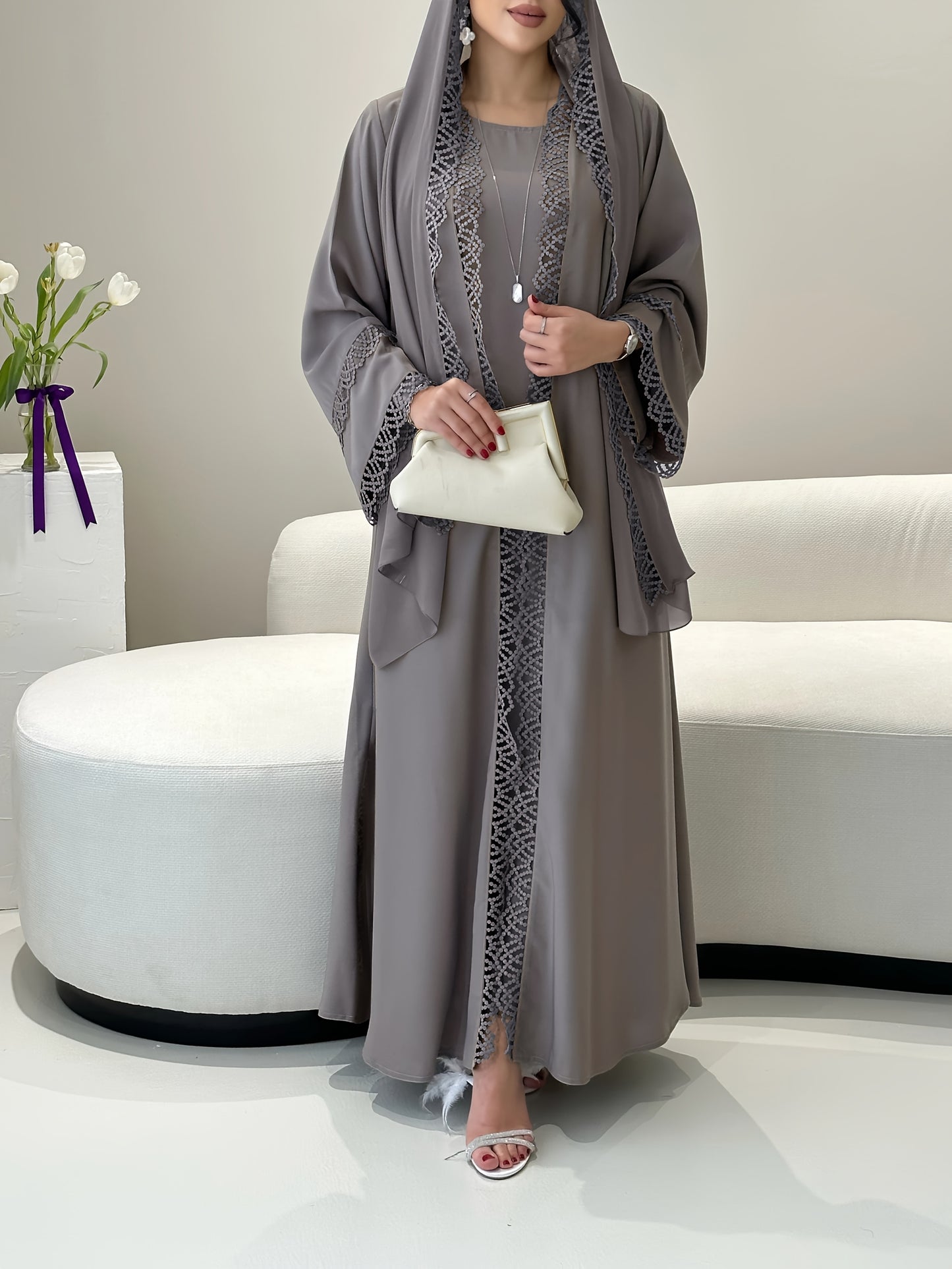 Muslim Abaya Set – Ideal for Ramadan, 2-Piece