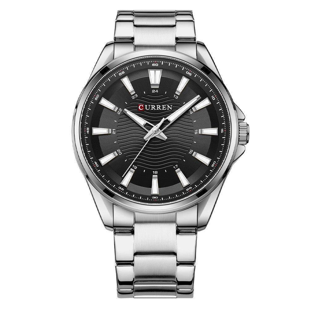Fashion Business Steel Strap Quartz Watch