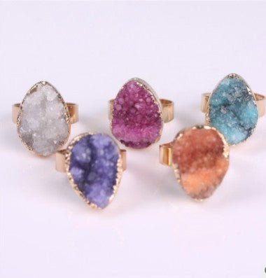 Antique Rosebud Crystal Ring