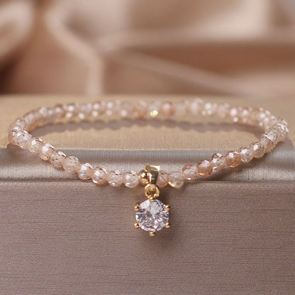 Modern Bracelets Luxurious Citrine and Zircon
