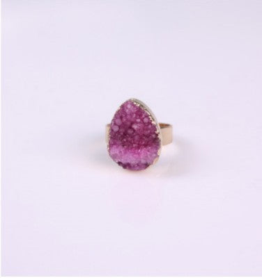 Antique Rosebud Crystal Ring