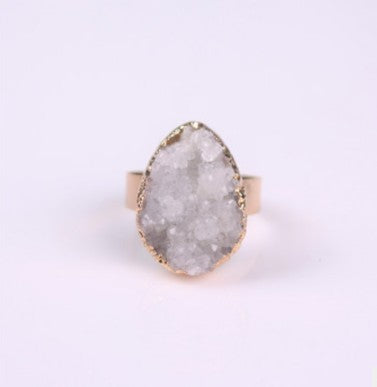 Antique Rosebud Crystal Ring