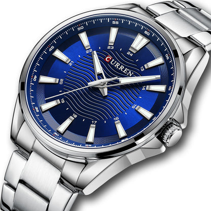 Fashion Business Steel Strap Quartz Watch