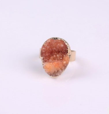 Antique Rosebud Crystal Ring
