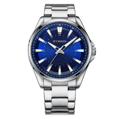 Fashion Business Steel Strap Quartz Watch