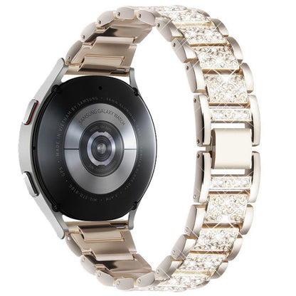 Watch Three Beads Solid Diamond Chain Strap Wristband