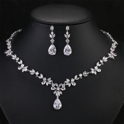 Crystal Teardrop Blossom Set