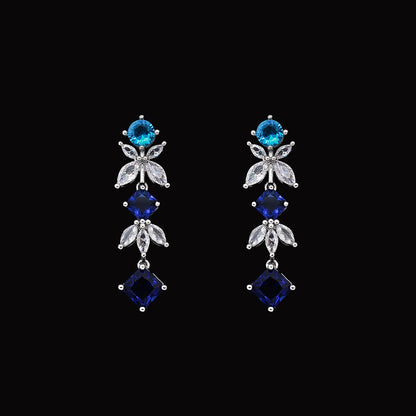 Blue Zircon Crown Set