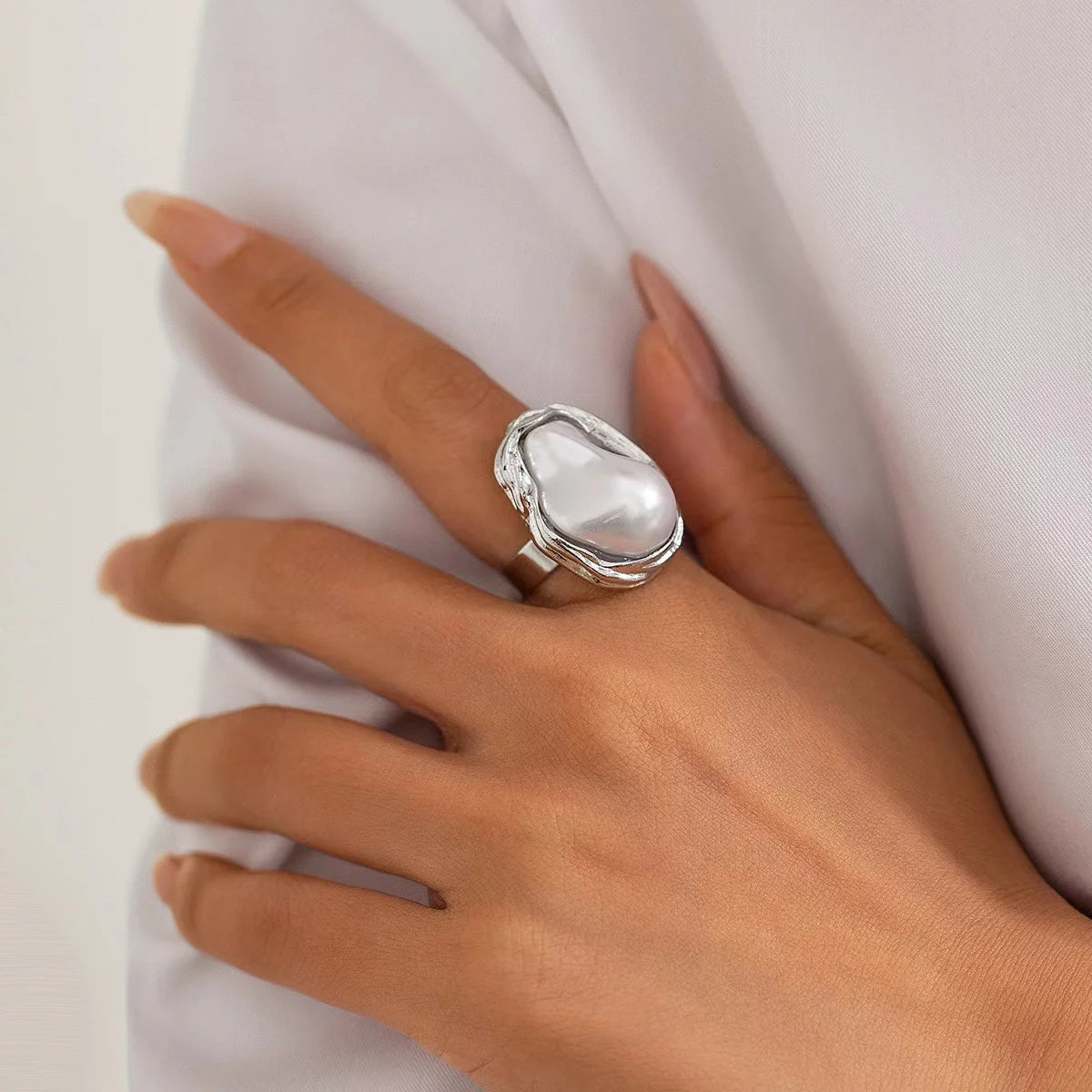 French Pearl Ring