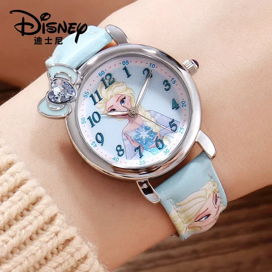 Disney Frozen children's watch Princess Elsa girl waterproof quartz watch girls elementary school students 198