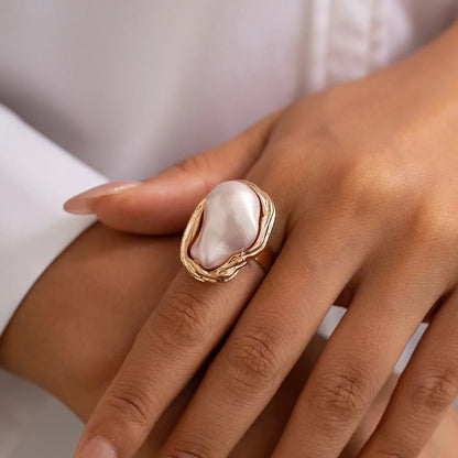 French Pearl Ring