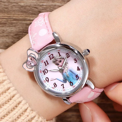 Disney Frozen children's watch Princess Elsa girl waterproof quartz watch girls elementary school students 198