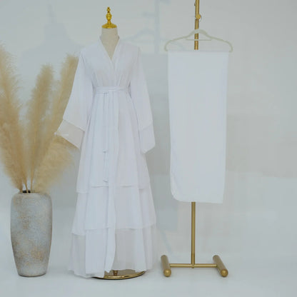 Turkish Women's Party Dress and Hijab Set