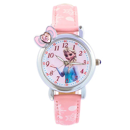 Disney Frozen children's watch Princess Elsa girl waterproof quartz watch girls elementary school students 198