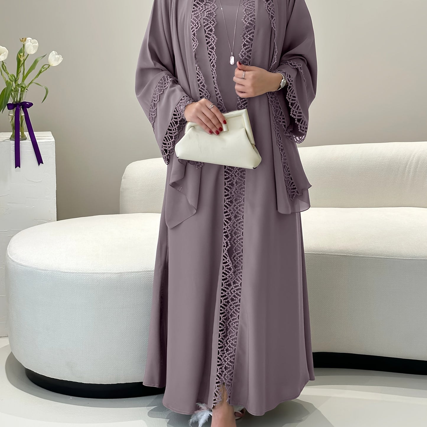Muslim Abaya Set – Ideal for Ramadan, 2-Piece