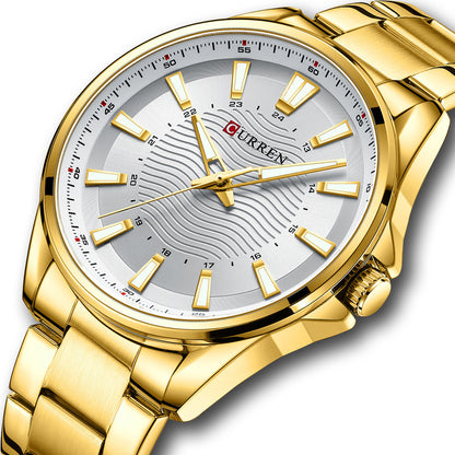 Fashion Business Steel Strap Quartz Watch