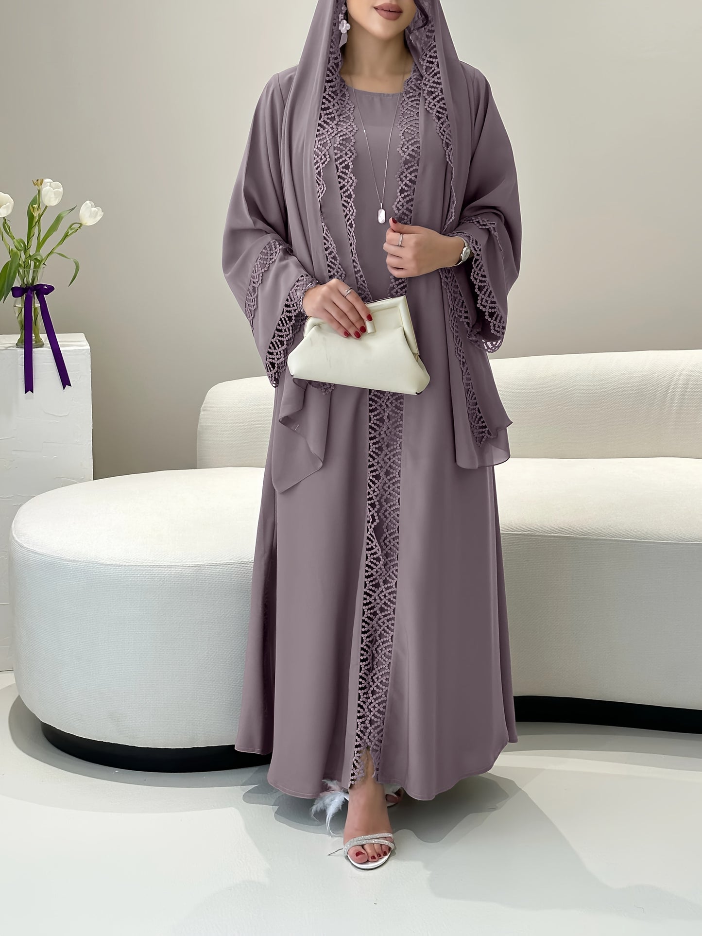 Muslim Abaya Set – Ideal for Ramadan, 2-Piece