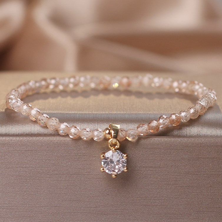 Modern Bracelets Luxurious Citrine and Zircon