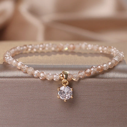 Modern Bracelets Luxurious Citrine and Zircon